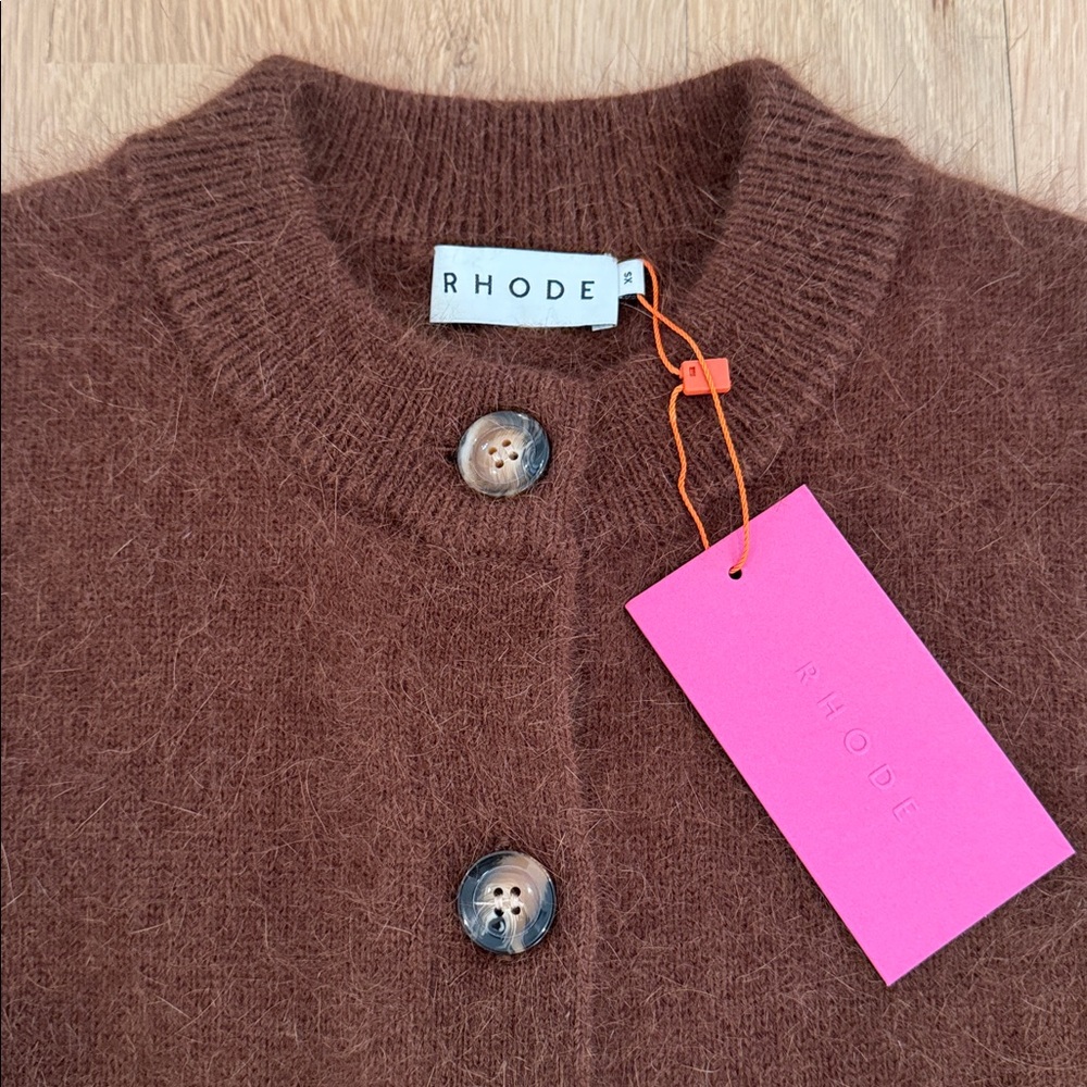 Shopbop Rhode Amal Cardigan Brown XS NWT $345